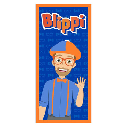 Blue-Orange - Front - Blippi Beach Towel