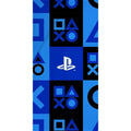 Blue - Front - Playstation Icons Logo Towel