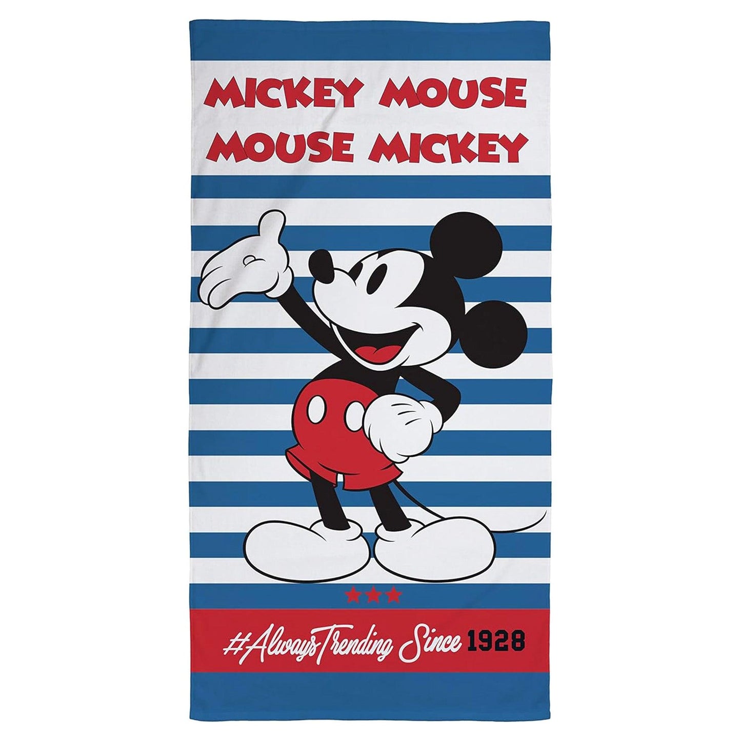 Multicoloured - Front - Disney Mickey Mouse Towel