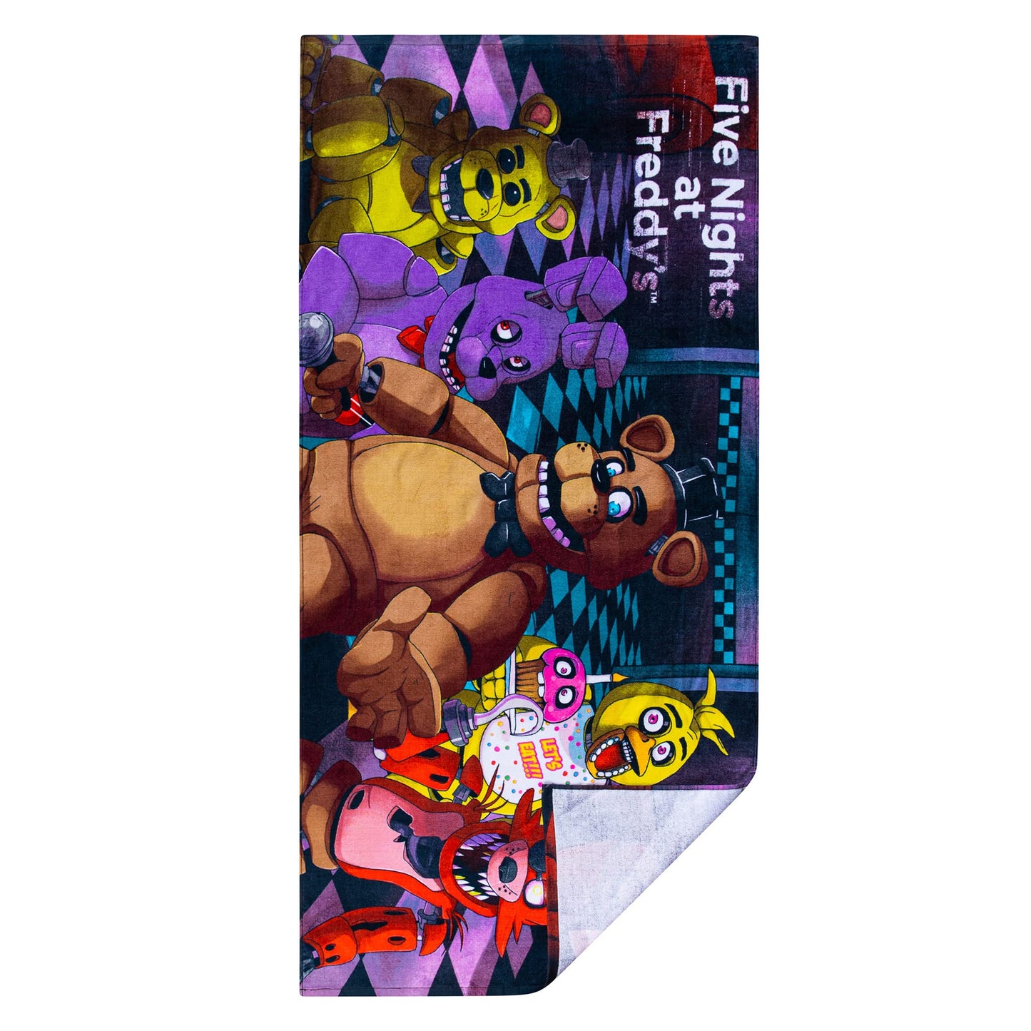 Multicoloured - Back - Five Nights At Freddys Freddy Fazbear Towel