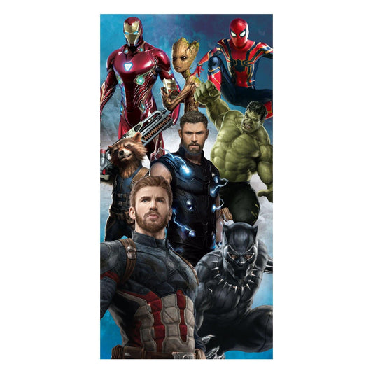 Multicoloured - Front - Marvel Avengers Superheroes Towel