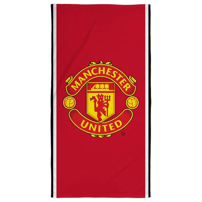 Red - Front - Manchester United FC Glory Crest Towel