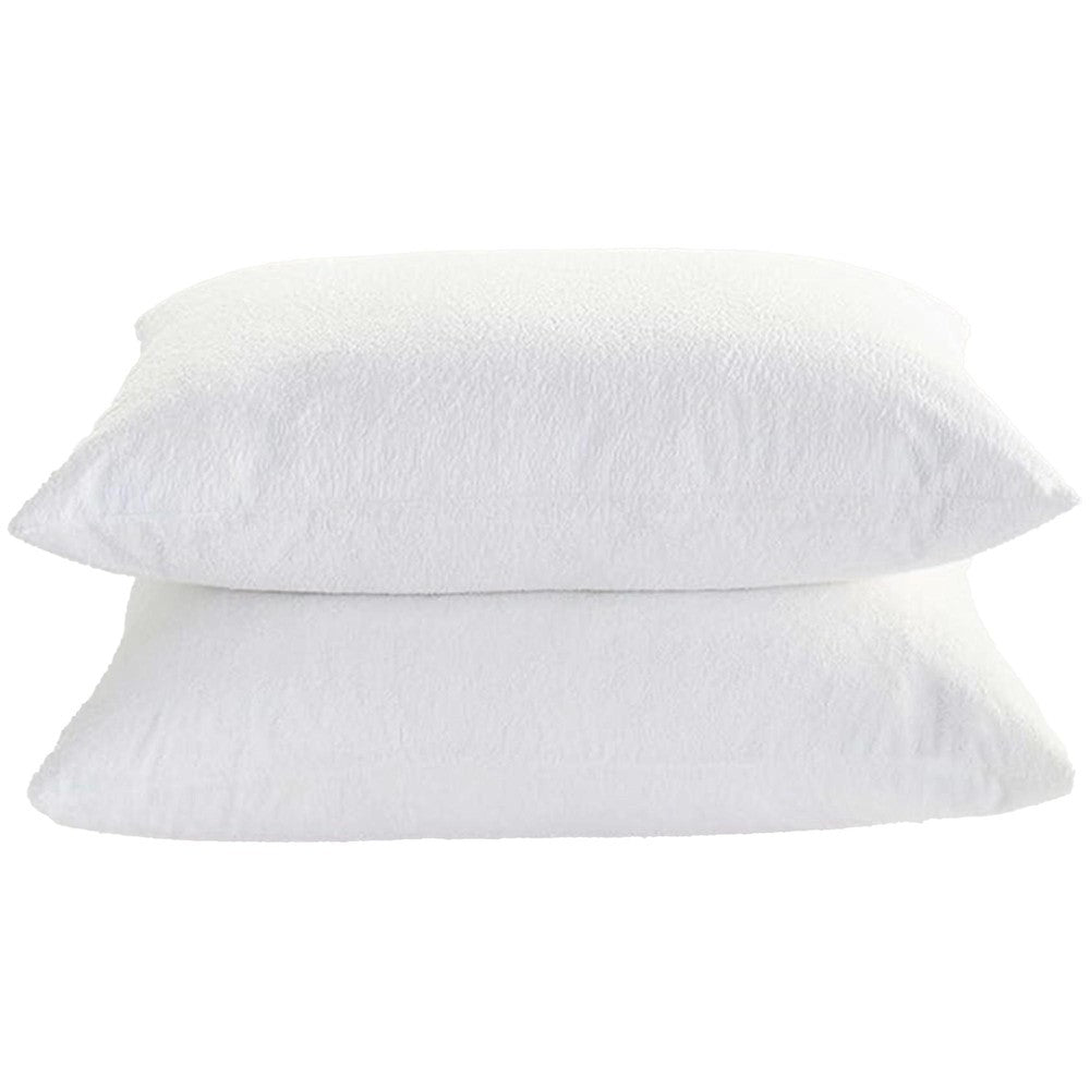 White - Front - K Collection Premium Waterproof Pillow Protector (Pack of 2)