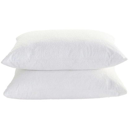 White - Front - K Collection Premium Waterproof Pillow Protector (Pack of 2)
