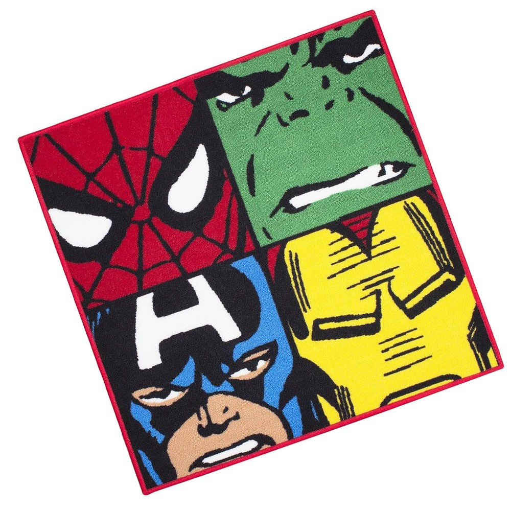 Multicoloured - Back - Marvel Avengers Rug