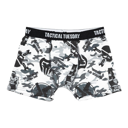 Multicoloured - Side - Floso Boys Gamer Days of the Week Cotton Blend Boxer Shorts (Pack of 7)