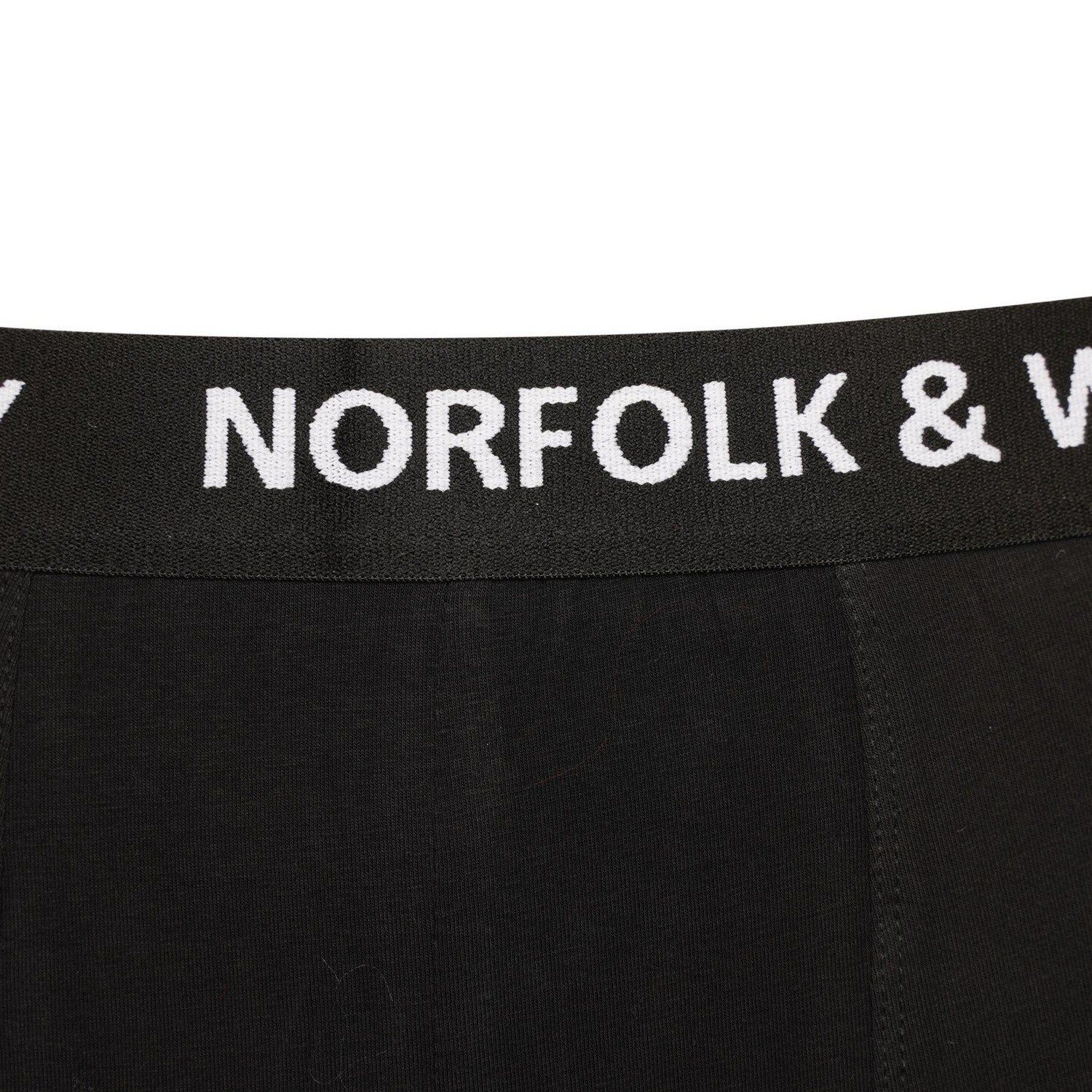 Blue-Black-Red-Royal Blue-Burgundy-Dark Grey - Pack Shot - Norfolk & Way Mens Cotton Blend Boxer Shorts (Pack of 6)