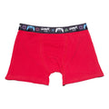 Grey-Dark Grey-Red-Royal Blue-Black - Lifestyle - Floso Boys Cotton Blend Boxer Shorts (Pack of 5)