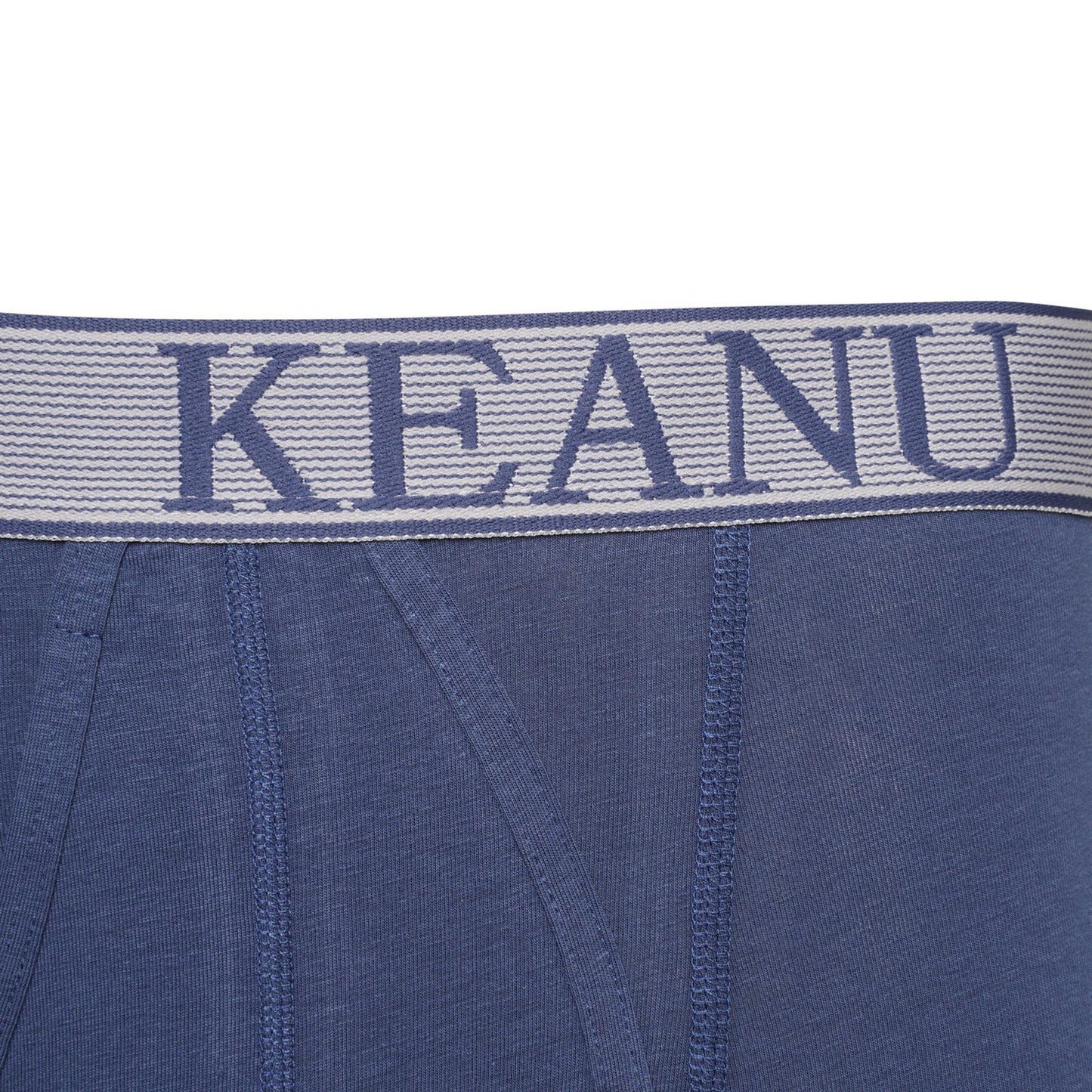Multicoloured - Back - Keanu Mens Plain Boxer Shorts (Pack of 6)