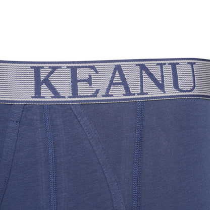 Multicoloured - Back - Keanu Mens Plain Boxer Shorts (Pack of 6)