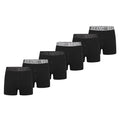 Blue - Lifestyle - Keanu Mens Plain Boxer Shorts (Pack of 6)