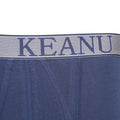 Multicoloured - Back - Keanu Mens Plain Boxer Shorts (Pack of 6)