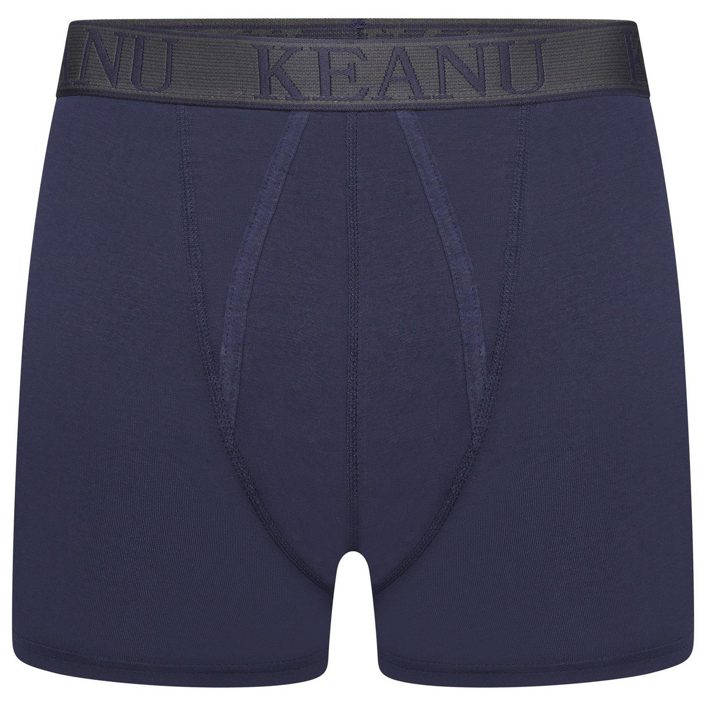 Multicoloured - Side - Keanu Mens Plain Boxer Shorts (Pack of 6)