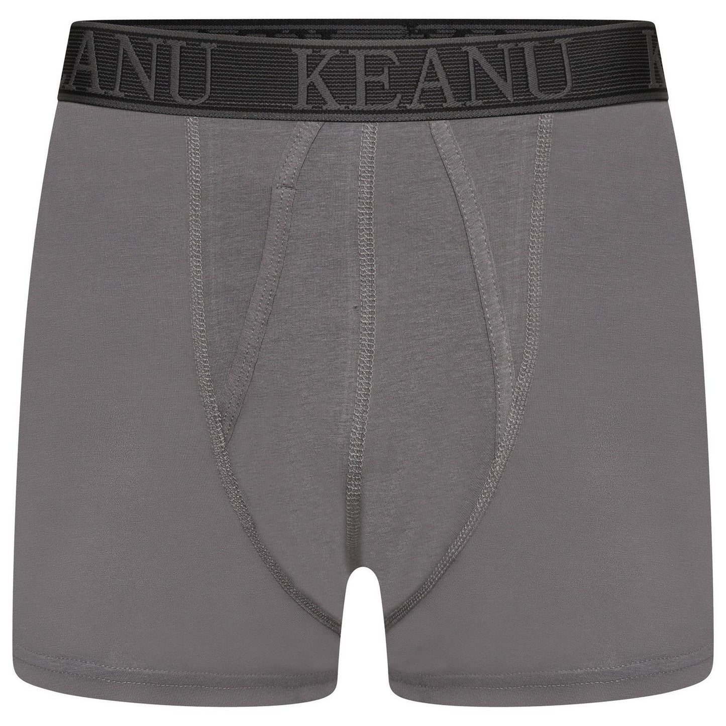 Multicoloured - Lifestyle - Keanu Mens Plain Boxer Shorts (Pack of 6)