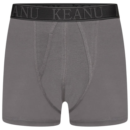 Multicoloured - Lifestyle - Keanu Mens Plain Boxer Shorts (Pack of 6)