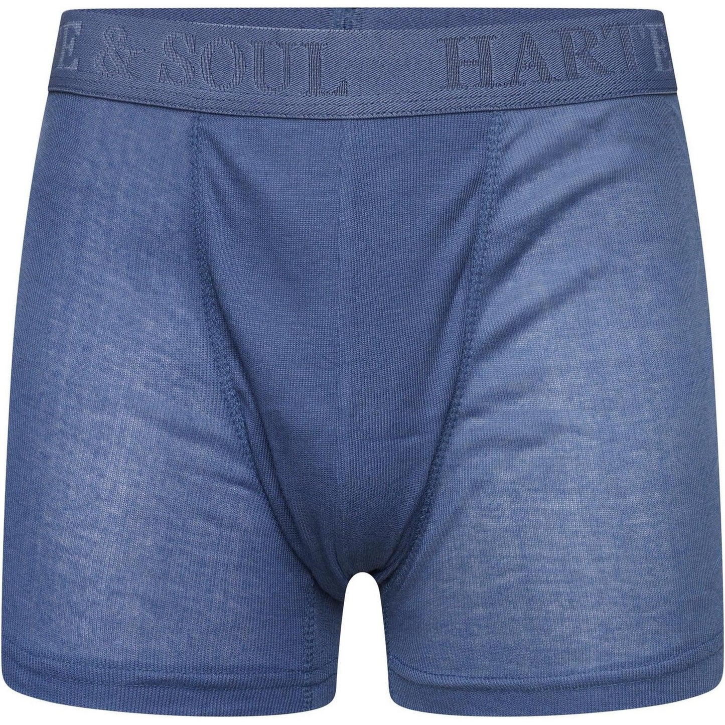 Multicoloured - Side - Harte & Soul Mens Plain Bamboo Boxer Shorts (Pack of 12)