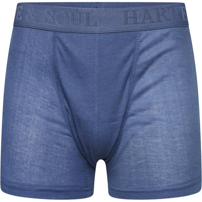 Multicoloured - Side - Harte & Soul Mens Plain Bamboo Boxer Shorts (Pack of 12)