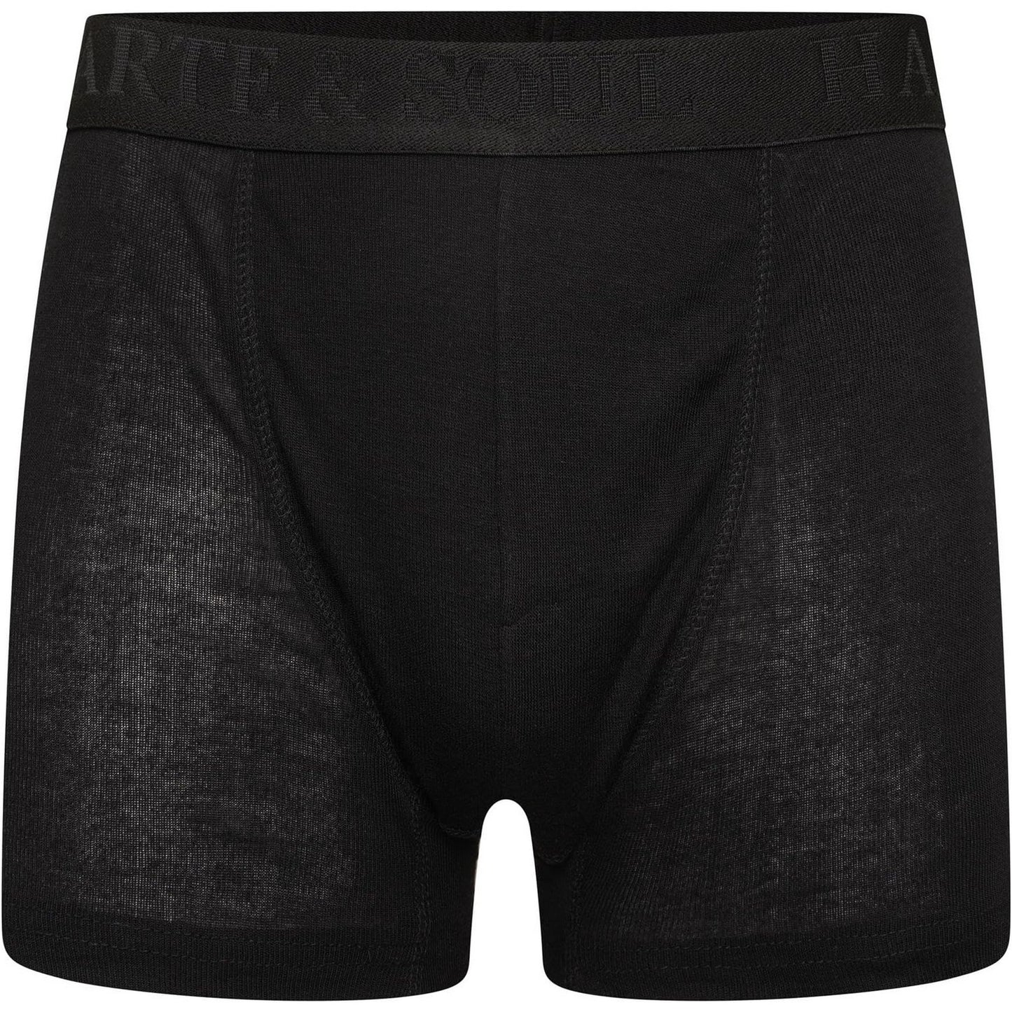 Multicoloured - Pack Shot - Harte & Soul Mens Plain Bamboo Boxer Shorts (Pack of 12)