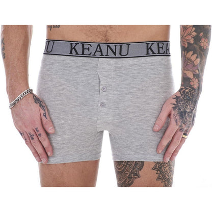 White - Lifestyle - Keanu Mens Plain Boxer Shorts (Pack of 12)