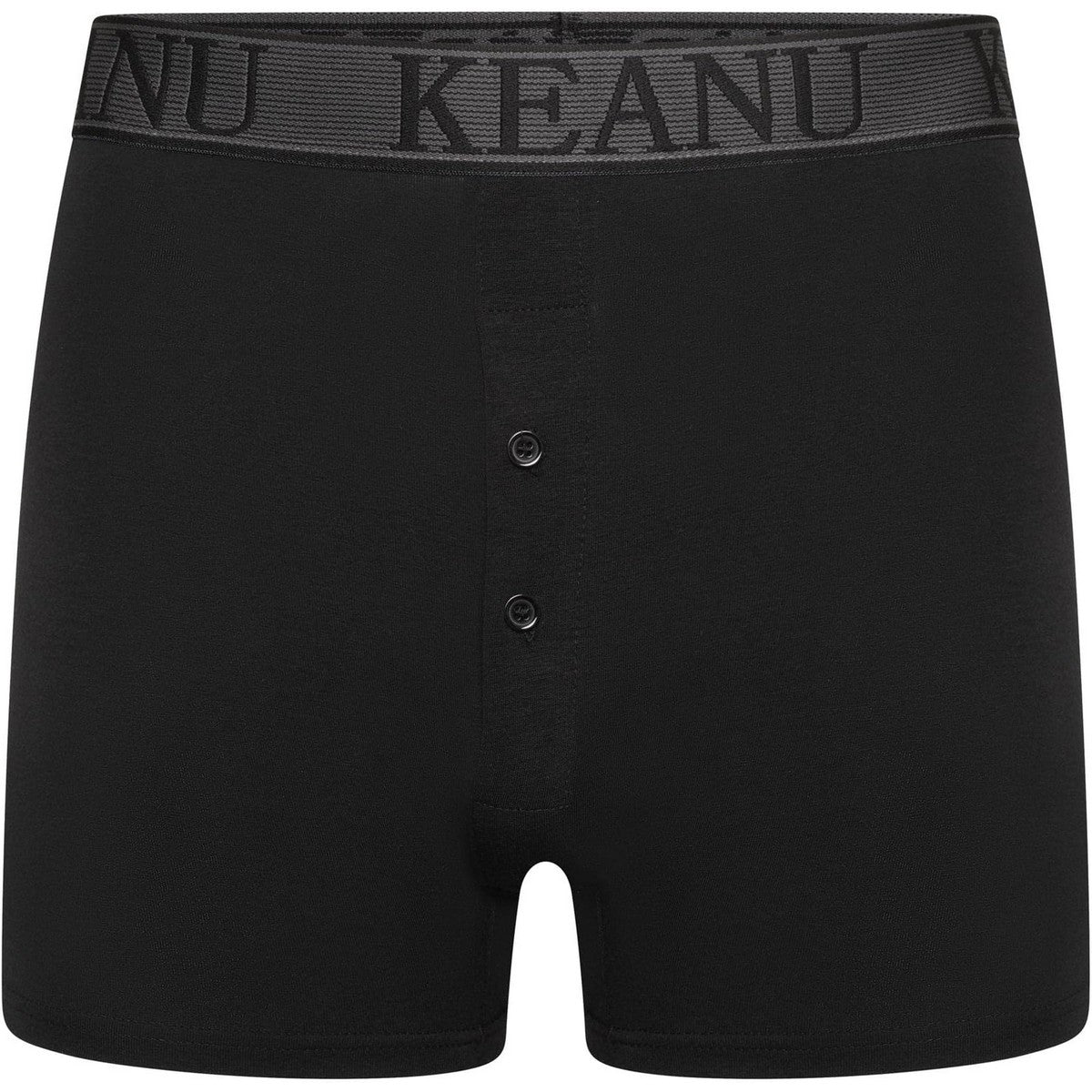 Black - Lifestyle - Keanu Mens Plain Boxer Shorts (Pack of 12)