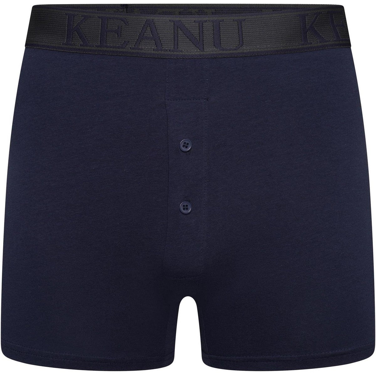 Blue - Lifestyle - Keanu Mens Plain Boxer Shorts (Pack of 12)