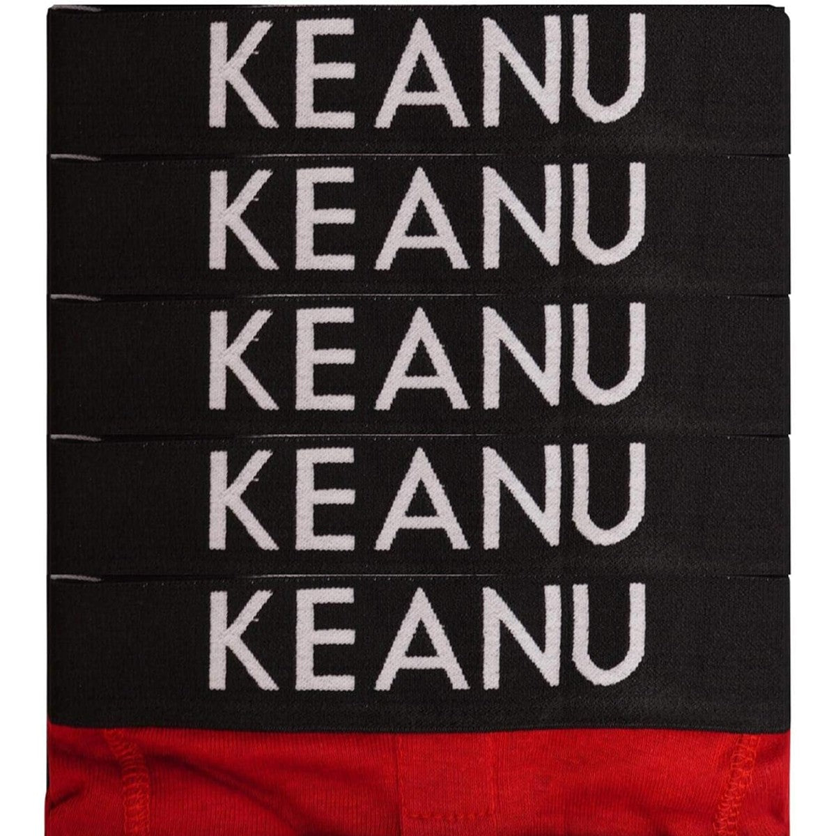 White-Dark Grey-Royal Blue-Blue-Red-Black - Side - Keanu Boys Cotton Blend Boxer Shorts (Pack of 6)