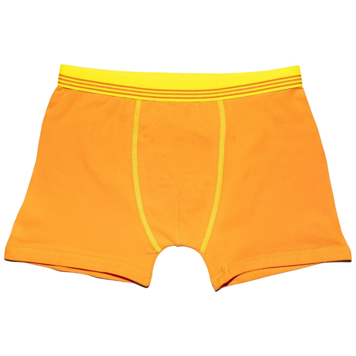 Black-Red-Blue-Orange - Back - Keanu Boys Striped Boxer Shorts (Pack of 6)