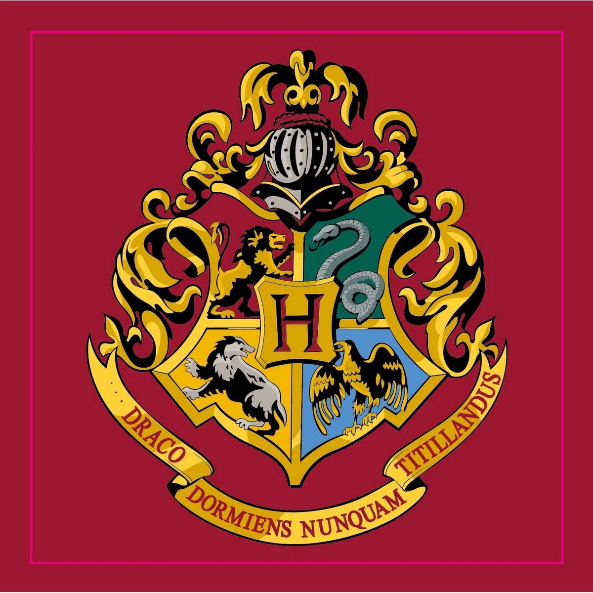 Multicoloured - Back - Harry Potter Hogwarts Rug