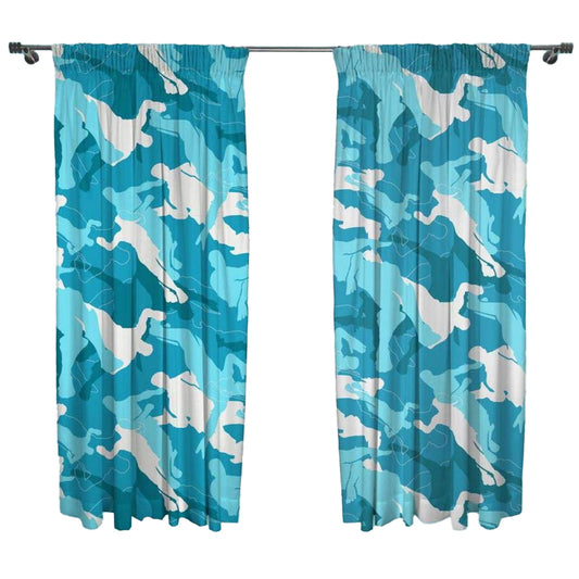 Multicoloured - Front - Fortnite All-Over Print Curtains