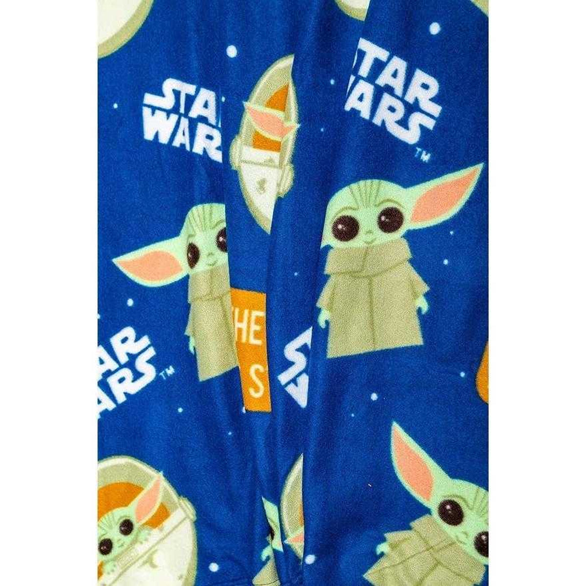 Multicoloured - Back - Star Wars The Mandalorian Fleece Baby Yoda Blanket
