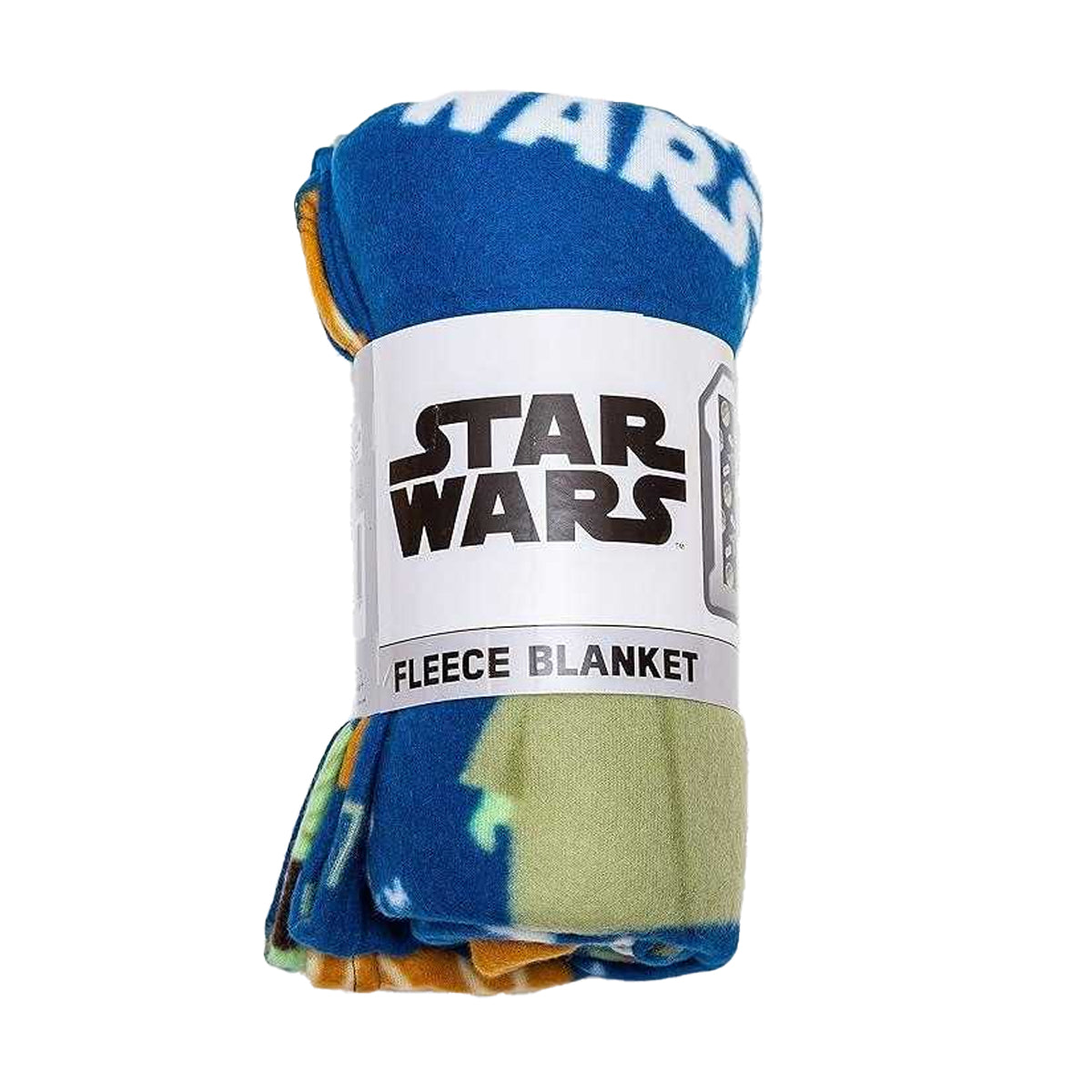 Multicoloured - Side - Star Wars The Mandalorian Fleece Baby Yoda Blanket