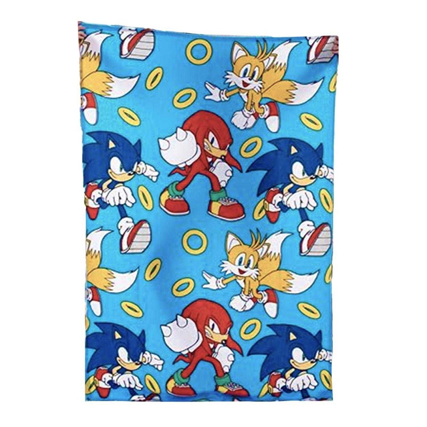Multicoloured - Back - Sonic The Hedgehog Fleece Speed Blanket