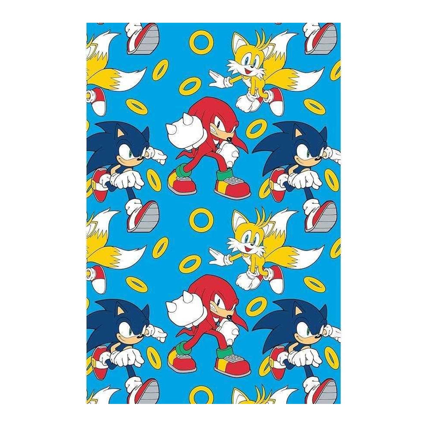 Multicoloured - Front - Sonic The Hedgehog Fleece Speed Blanket