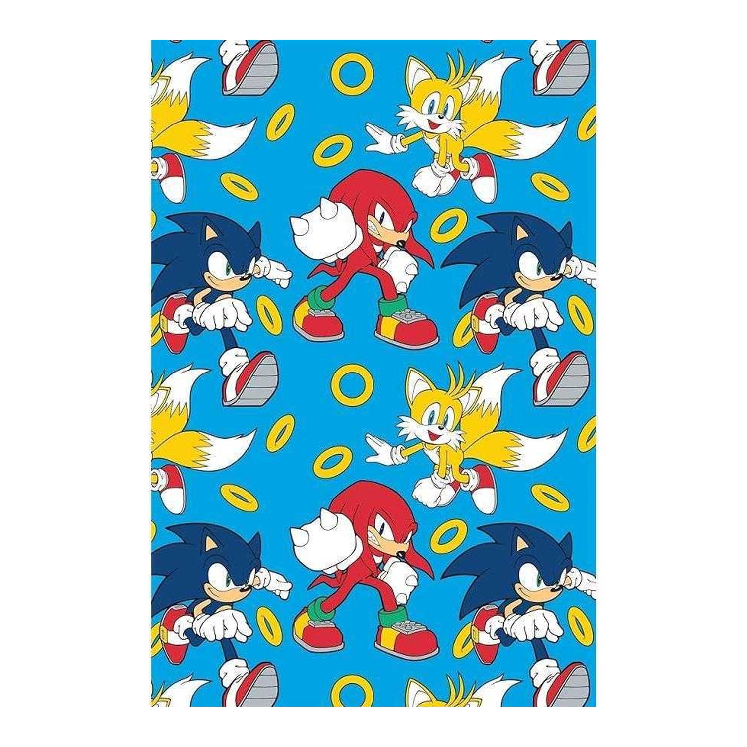Multicoloured - Front - Sonic The Hedgehog Fleece Speed Blanket