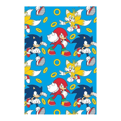 Multicoloured - Front - Sonic The Hedgehog Fleece Speed Blanket