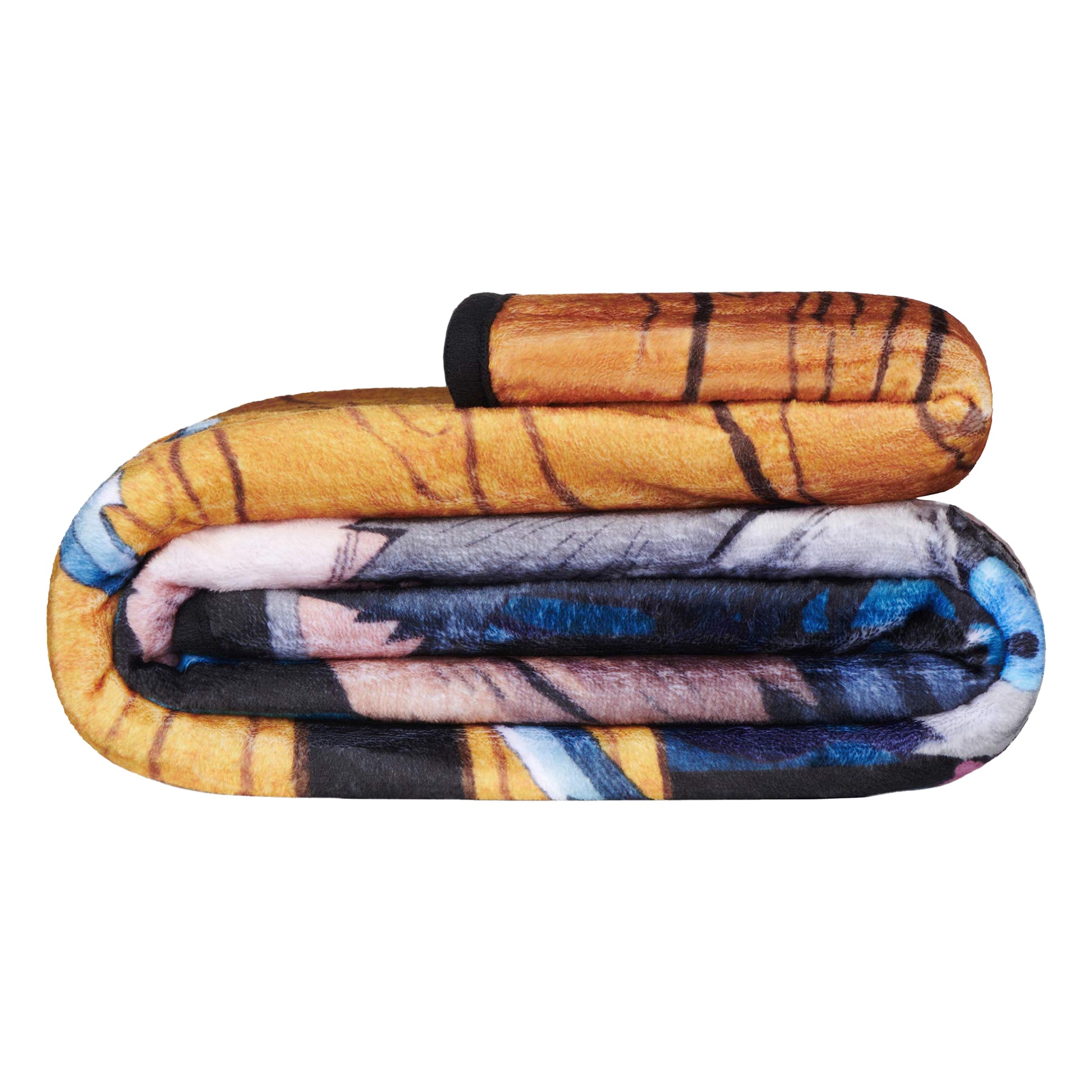 Multicoloured - Side - Demon Slayer Fleece Blanket