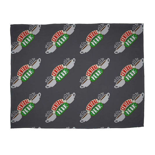 Dark Grey - Front - Friends Coffee Shop Fleece Blanket