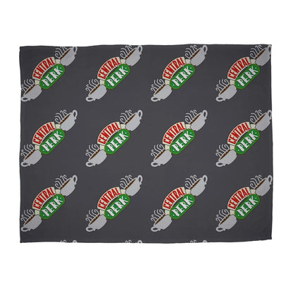 Dark Grey - Front - Friends Coffee Shop Fleece Blanket