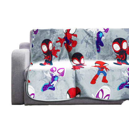 Multicoloured - Back - Spidey And His Amazing Friends Plush Soft Throw