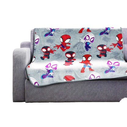 Multicoloured - Side - Spidey And His Amazing Friends Plush Soft Throw