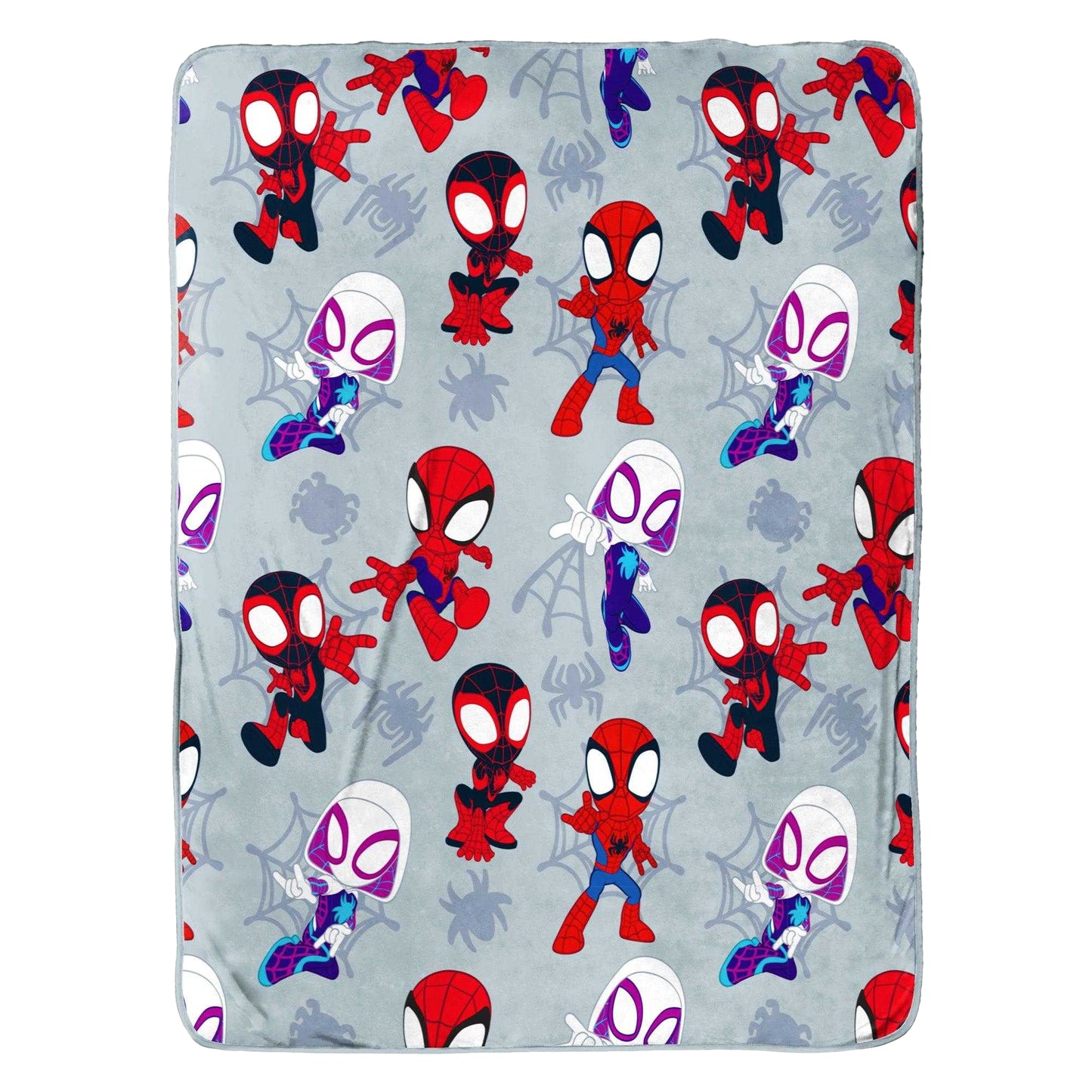 Multicoloured - Front - Spidey And His Amazing Friends Plush Soft Throw