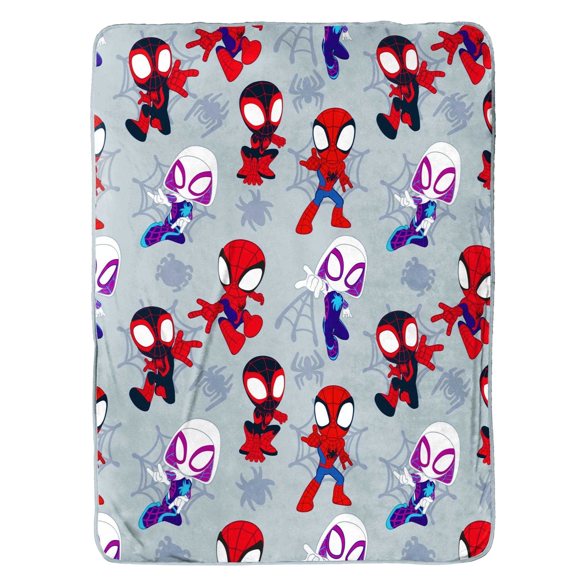 Multicoloured - Front - Spidey And His Amazing Friends Plush Soft Throw
