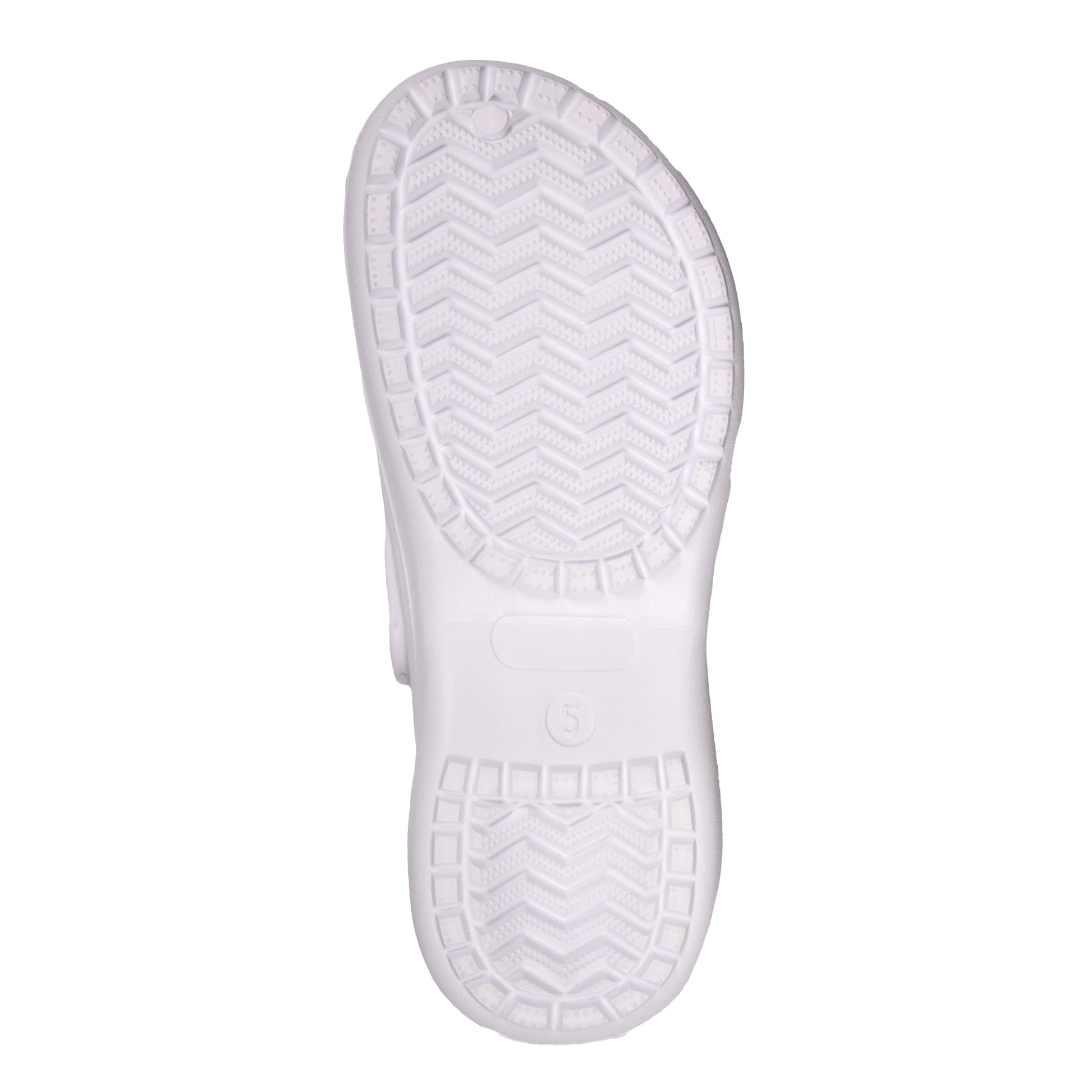 White - Side - Keanu Womens-Ladies Platform Clogs