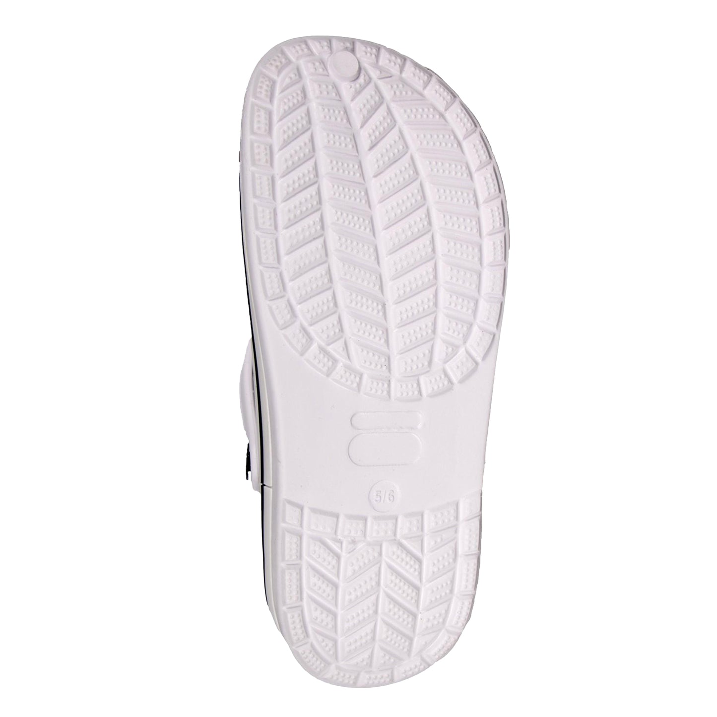 White - Side - Keanu Unisex Adult Contrast Detail Clogs