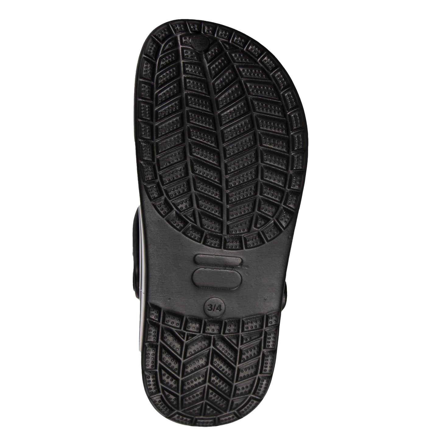 Black - Side - Keanu Unisex Adult Contrast Detail Clogs