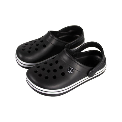 Black - Lifestyle - Keanu Unisex Adult Contrast Detail Clogs