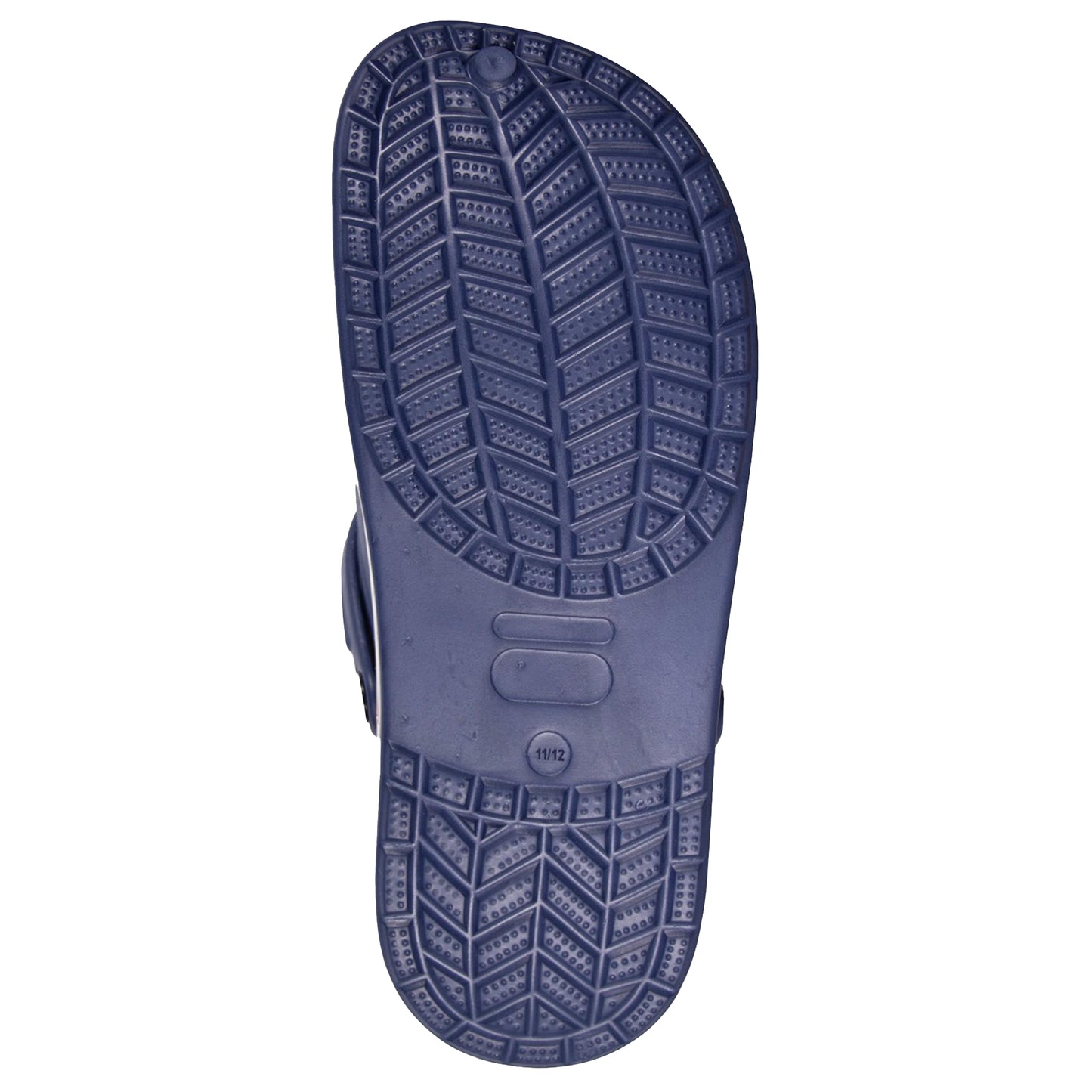 Navy - Side - Keanu Unisex Adult Contrast Detail Clogs