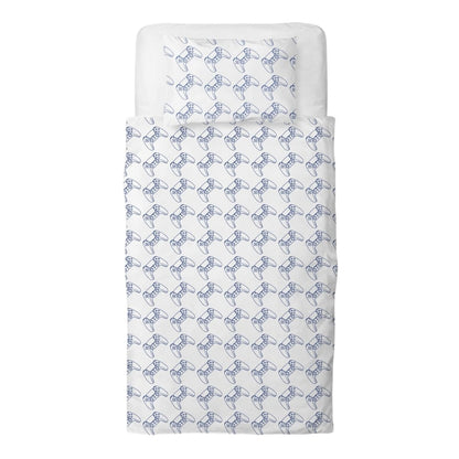 Blue - Back - Playstation Game Controller Reversible Duvet Set