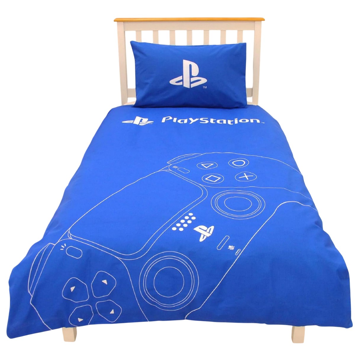 Blue - Lifestyle - Playstation Game Controller Reversible Duvet Set