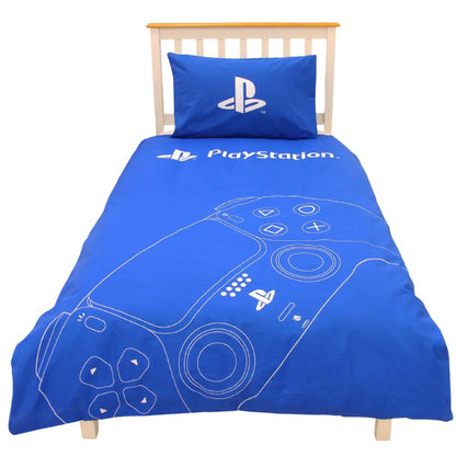 Blue - Lifestyle - Playstation Game Controller Reversible Duvet Set